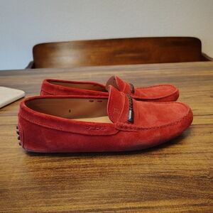 Tod's Gommino driving shoes Mens Wine Red US 9.5